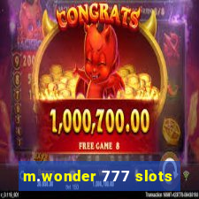 m.wonder 777 slots